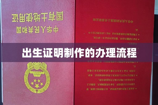 文登出生证明制作的办理流程