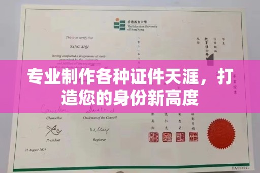 文登专业制作各种证件天涯，打造您的身份新高度