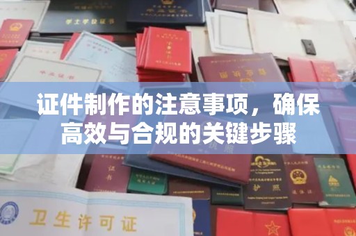文登证件制作的注意事项，确保高效与合规的关键步骤