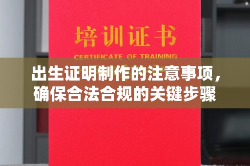 文登出生证明制作的注意事项，确保合法合规的关键步骤