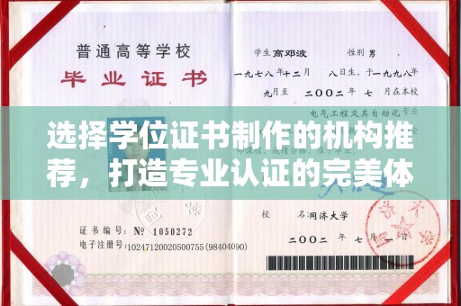 文登选择学位证书制作的机构推荐，打造专业认证的完美体验
