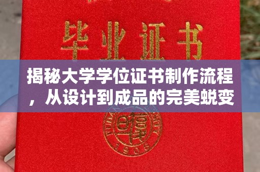 文登揭秘大学学位证书制作流程，从设计到成品的完美蜕变