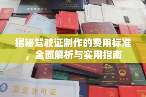 文登揭秘驾驶证制作的费用标准，全面解析与实用指南