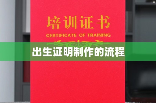 文登出生证明制作的流程