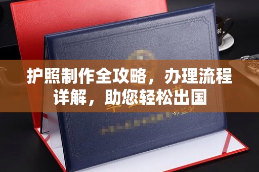 文登护照制作全攻略，办理流程详解，助您轻松出国