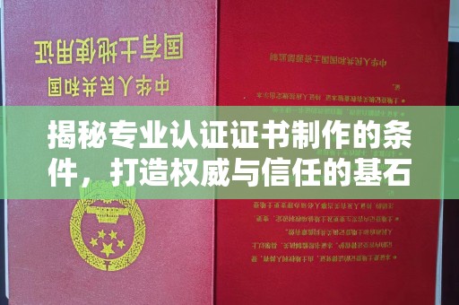 文登揭秘专业认证证书制作的条件，打造权威与信任的基石