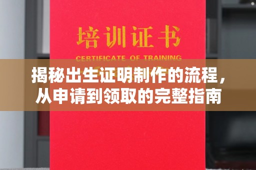 文登揭秘出生证明制作的流程，从申请到领取的完整指南