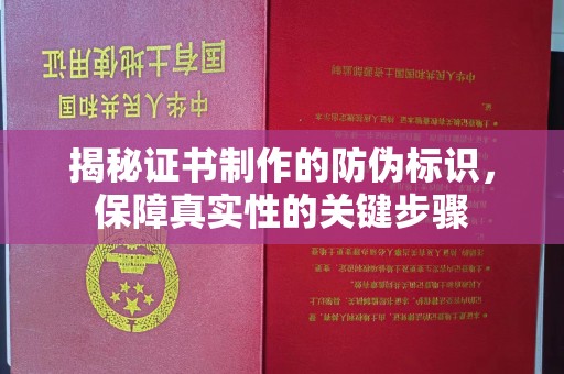 文登揭秘证书制作的防伪标识，保障真实性的关键步骤