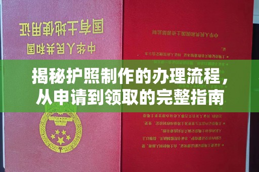 文登揭秘护照制作的办理流程，从申请到领取的完整指南