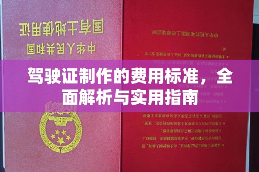 文登驾驶证制作的费用标准，全面解析与实用指南